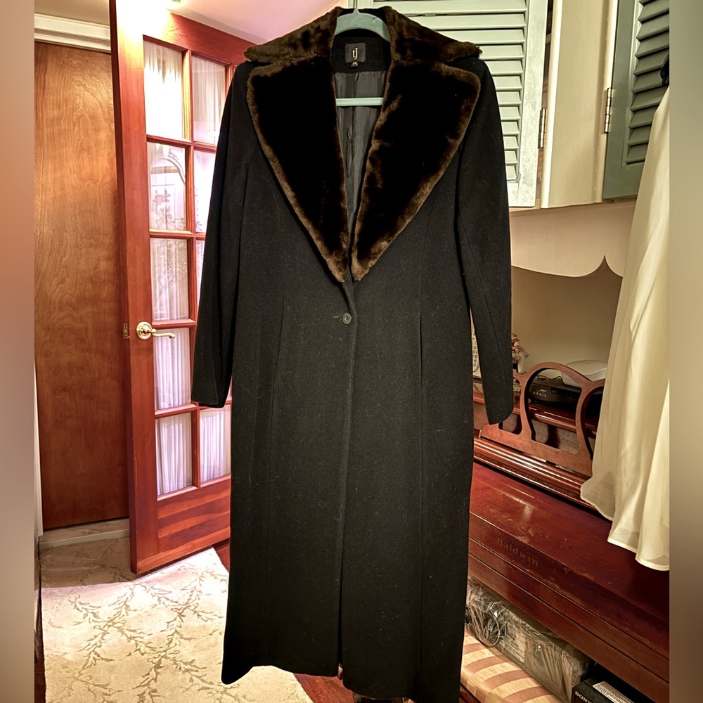 TARA JARMON Cashmere Blend French Peacoat size 38 / small